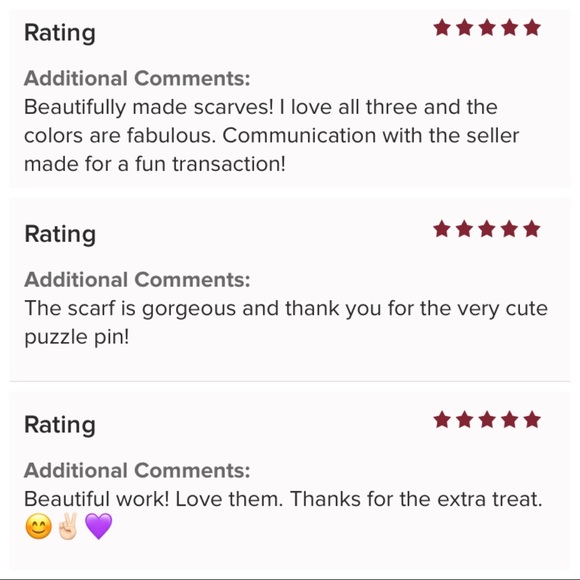 Handmade Crocheted Scarf - Picture 4 of 7